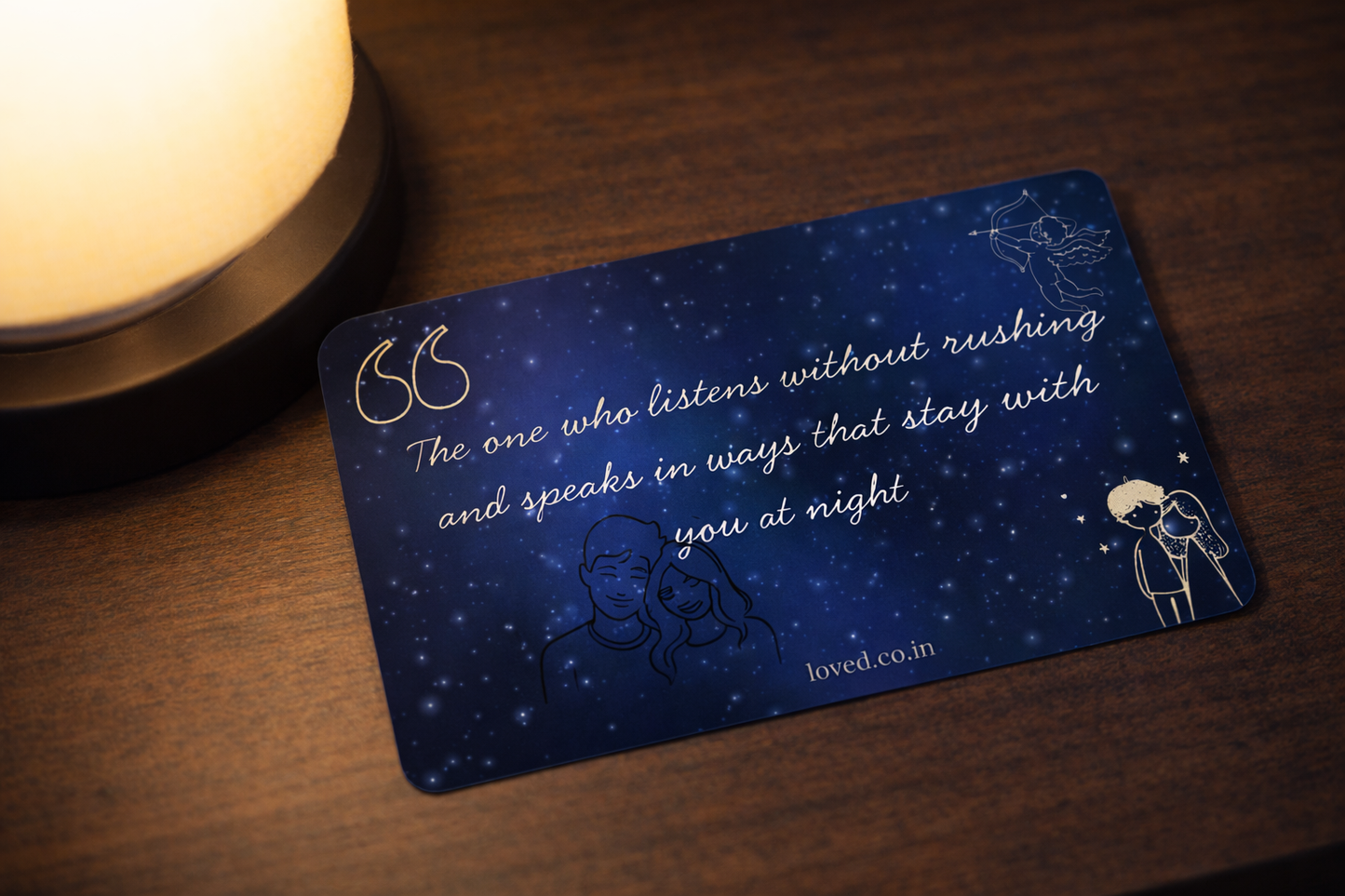 My Valentine Card - Night talking - Tell them you loved