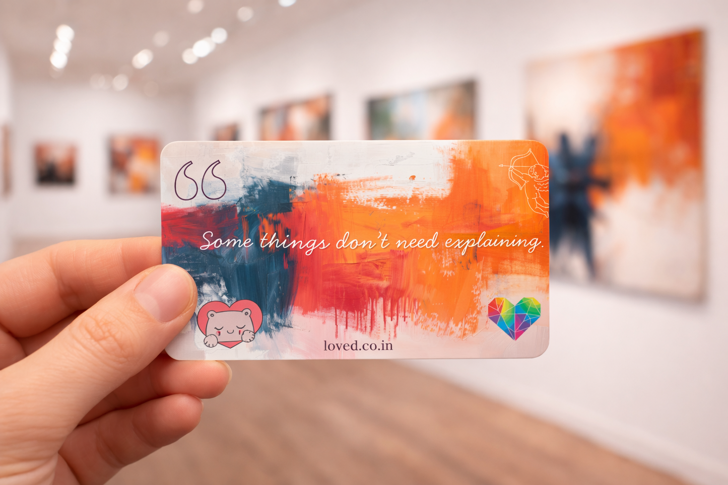 Need not Explain- Tell them you loved hum or us  Valentine card