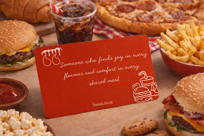 My Valentine Card - Foodii- Tell them you loved